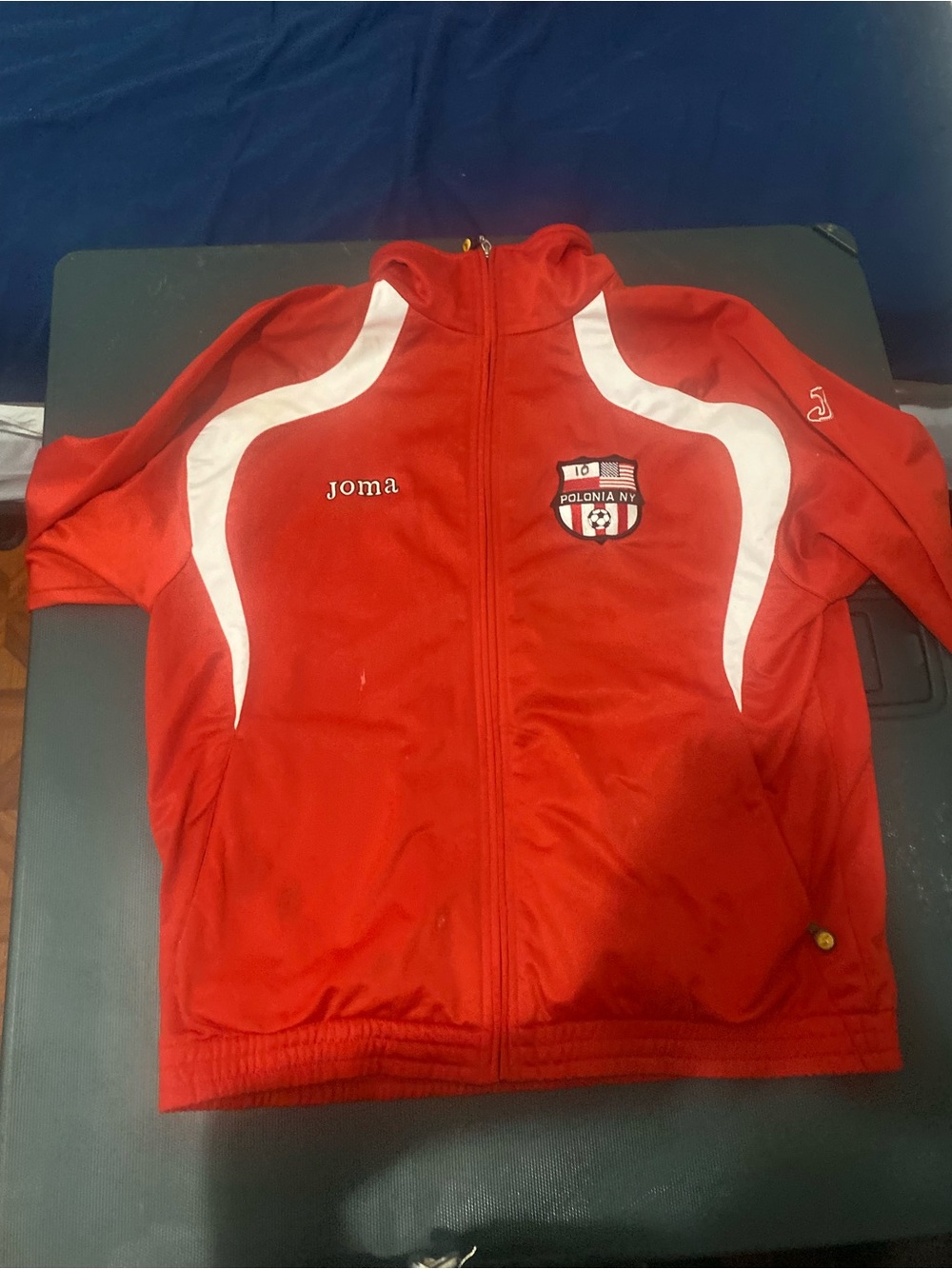 Joma red soccer sweater